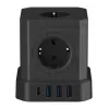 Régua de tomadas Newell GaN Power Cube 9W1 preta