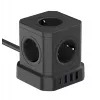 Régua de tomadas Newell GaN Power Cube 9W1 preta