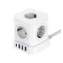 Nova Newell GaN Power Cube 9w1 branca com carregador USB