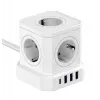 Nova Newell GaN Power Cube 9w1 branca com carregador USB