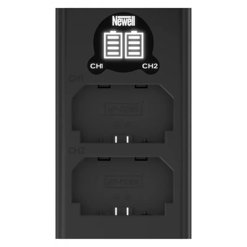 Newell carregador USB-C de dois canais para baterias Sony NP-FZ100