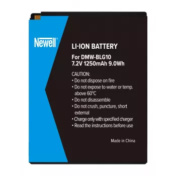Newell bateria de substituição para Panasonic DMW-BLG10