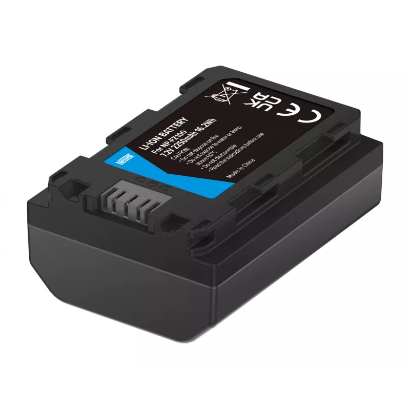 Newell bateria de substituição para Sony NP-FZ100, 2280mAh, 7,2V, Li-Ion, preta