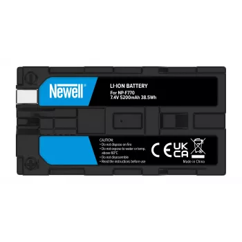 Newell bateria de substituição NP-F770 para camcorder Sony, 4400mAh, 7,4V Li-Ion