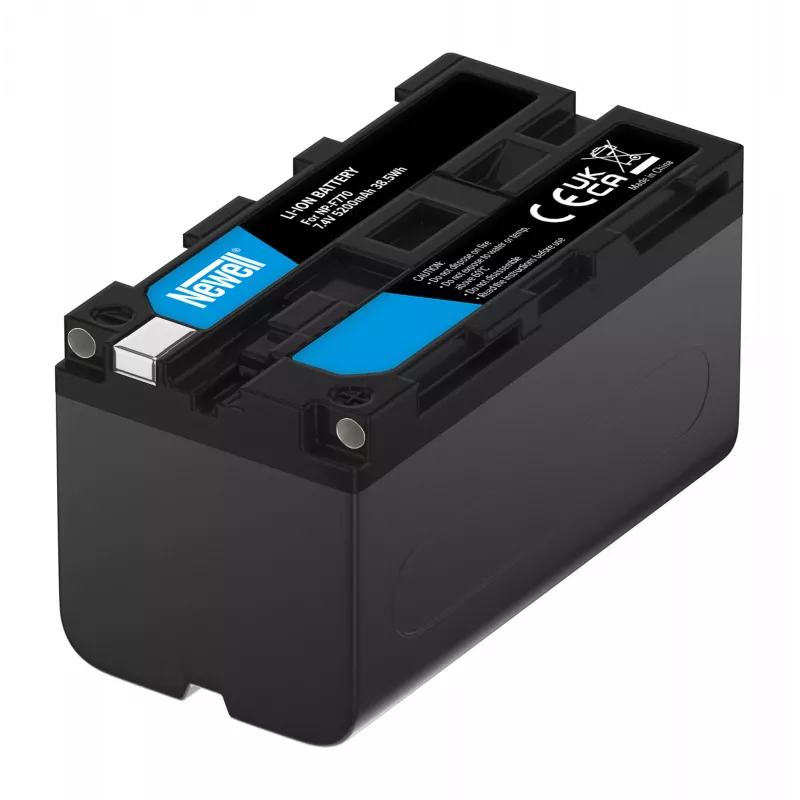 Newell bateria de substituição NP-F770 para camcorder Sony, 4400mAh, 7,4V Li-Ion