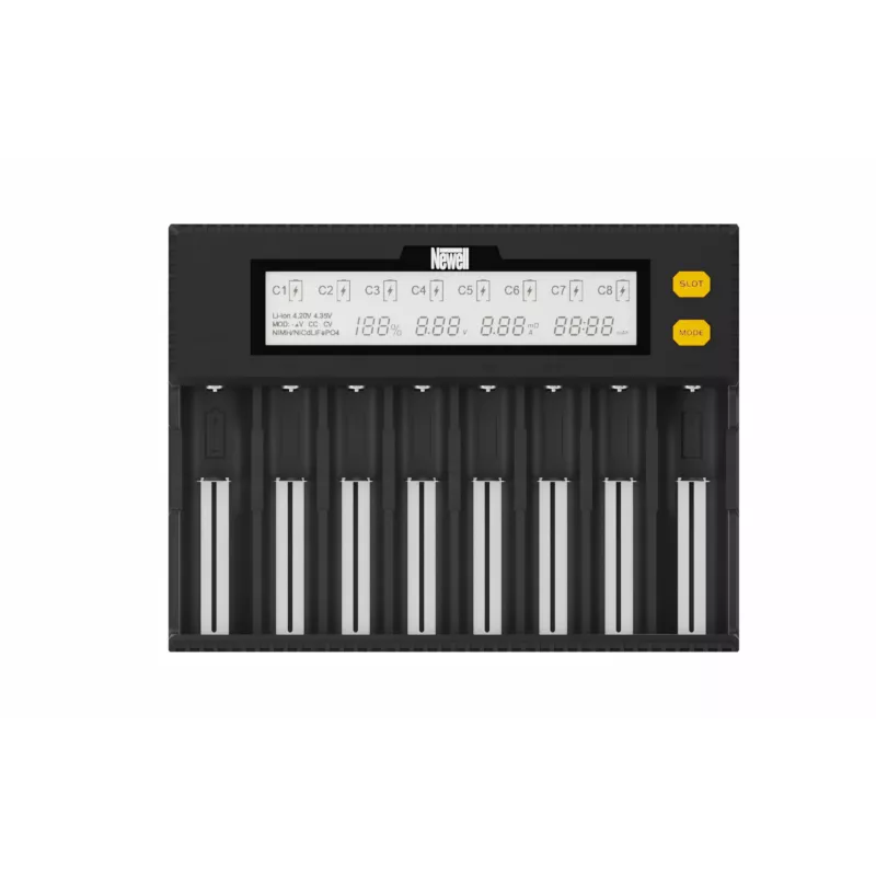 Newell carregador Smart C8 para baterias NiMH/Li-Ion