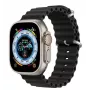 Braçadeira de silicone Dux Ducis para Apple Watch 8/7/6/5/4/3/2/SE (38/40/41 mm) - preta