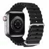 Braçadeira de silicone Dux Ducis para Apple Watch 8/7/6/5/4/3/2/SE (38/40/41 mm) - preta