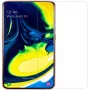 Película de vidro temperado plana de 0,33 mm Evelatus para Samsung Galaxy A80, transparente, com cola japonesa e revestimento antiestático