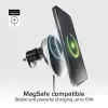 Carregador com cabo retrátil magnético MagSafe 15W SBS - preto