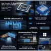 Mini PC GEEKOM IT12, Intel Core i7-1260P, 16GB RAM, 500GB SSD, Windows 11 Pro, azul