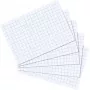 Herlitz Fichas A7, quadriculadas 5 mm, 170 g/m², Branco, 100 unidades (10621431)