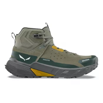Salewa Pedroc 2 Leather Mid PTX sapatos de caminhada Dark Olive/Cactus EU 44