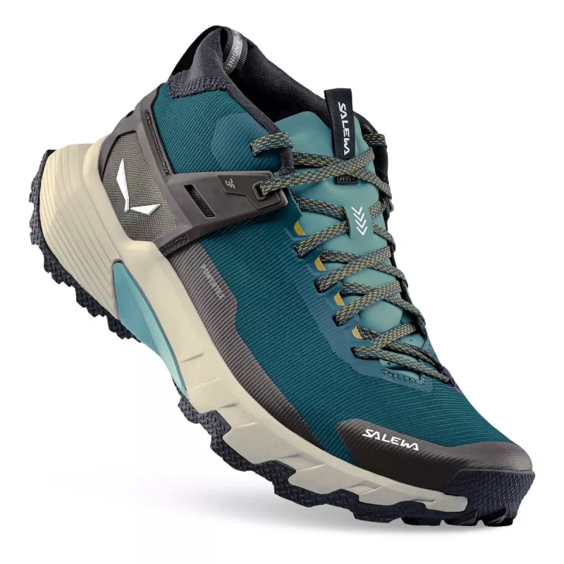 SALEWA Sapatos de caminhada rápida Pedroc 2 Mid PTX - Pond/Black Out - UK 9.5 (EU 44)