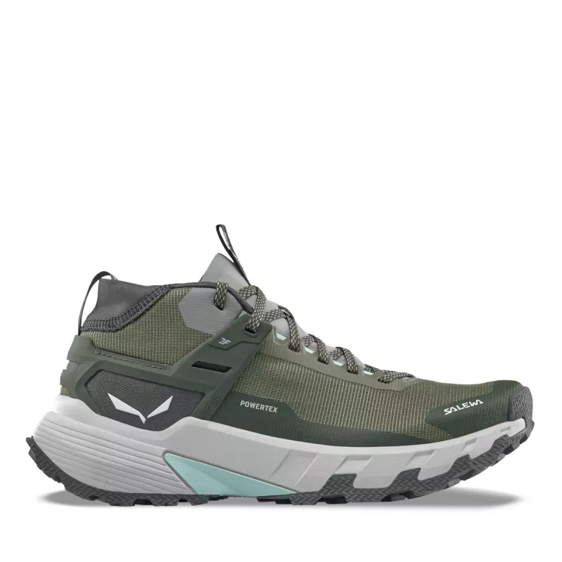 SALEWA Pedroc 2 Mid PTX sapatos de caminhada para mulher - Dark Olive