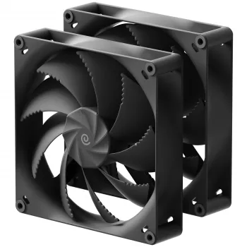 Ventoinha HAVN H18 PWM - pack de 2, 180 mm, preto