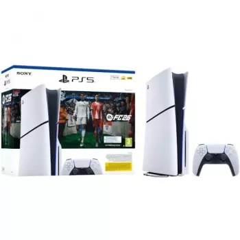 Sony PlayStation 5 Slim Disc Edition 1TB + EA Sports FC 26 Bundle - branco/preto (CFI-2116A)