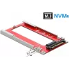 DeLOCK Conversor U.2 para M.3 / NF1 – Adaptador PCIe 4.0 NVMe, SFF-8639 para SFF-8611/8612