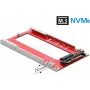 DeLOCK Conversor U.2 para M.3 / NF1 – Adaptador PCIe 4.0 NVMe, SFF-8639 para SFF-8611/8612