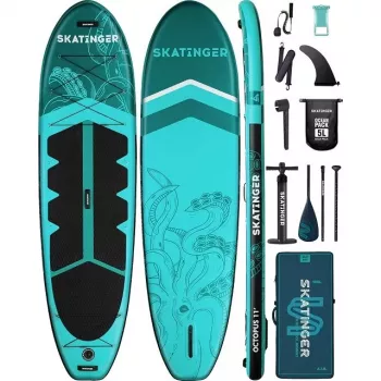 SKT Polvo prancha de SUP insuflável Allround 335x86x15 cm