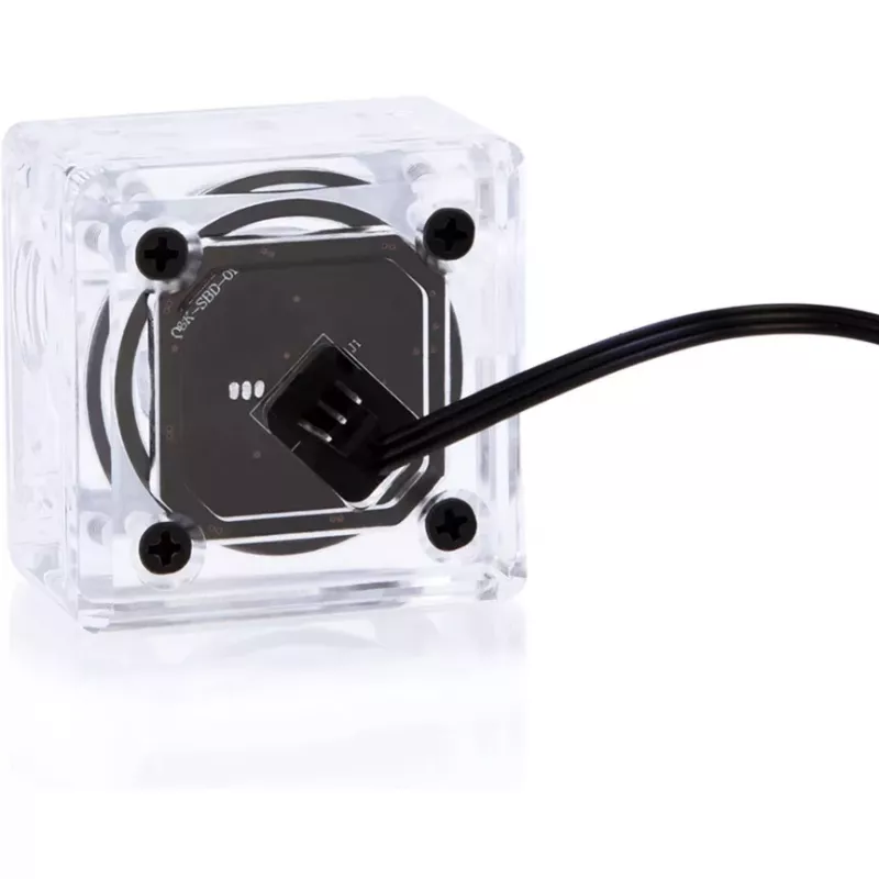 Alphacool Eisfluegel Aurora Indicador de Fluxo HighFlow com Sinal de Tacómetro (Transparente)
