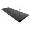 Teclado CHERRY Contour Design Active Key AK-C8112 tamanho completo com fios USB interruptores tesoura QWERTY preto