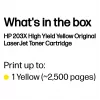 HP 203X Cartucho de Toner Amarelo de Alto Rendimento (CF542X) | Toner Original HP LaserJet