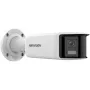 Câmara IP bullet exterior Hikvision DS-2CD2T47G2P-LSU/SL 4MP AcuSense com objetiva de 2,8 mm, luz branca, áudio bidirecional, flash, PoE