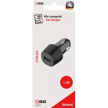 2GO 797270 carregador de automóvel para dispositivos móveis preto