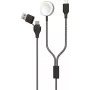 Cabo magnético de desengate 2GO 797385 USB-C, 1,8 m, USB-A para USB-C, cinzento