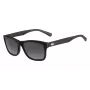 Óculos de sol quadrados unissexo Lacoste L683SP preto/cinzento 55 mm L683SP5516001