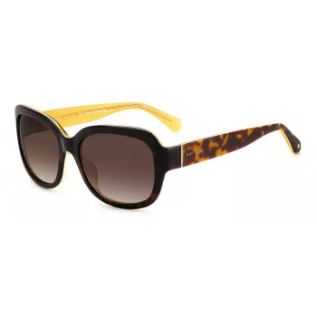 Kate Spade Óculos de sol para mulher Layne - armação de acetato, proteção UV400, lentes 55 mm