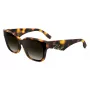 Óculos de sol mulher KARL LAGERFELD KL6161S-240, forma quadrada oversize, Havana castanho com lentes castanhas degradê, 63/14/140 mm