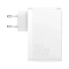 Carregador de viagem Baseus GaN5 Pro carregador de parede rápido, C+C+U, 140W, branco, ficha EU (CCGP100202)