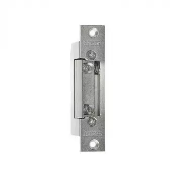 Abre-portas simétrico SCOT ES-S12AC/DC-B PROFI com fechadura, 12V AC/DC, Fail-Secure, força de retenção 3000N, Cinzento/Prata