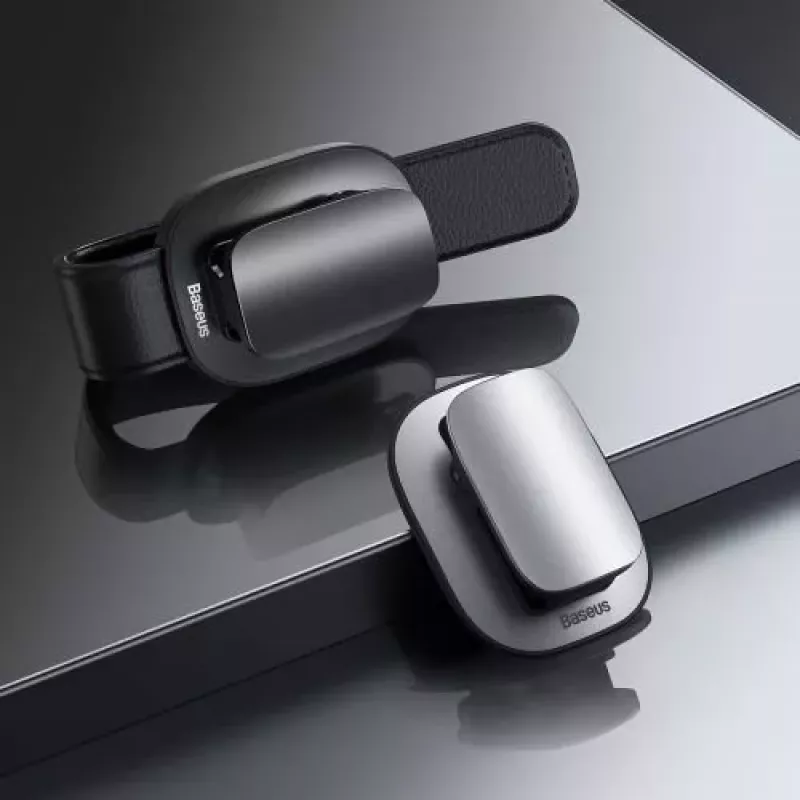 Baseus Platinum clipe para óculos de automóvel (tipo mola) preto ACYJN-B01