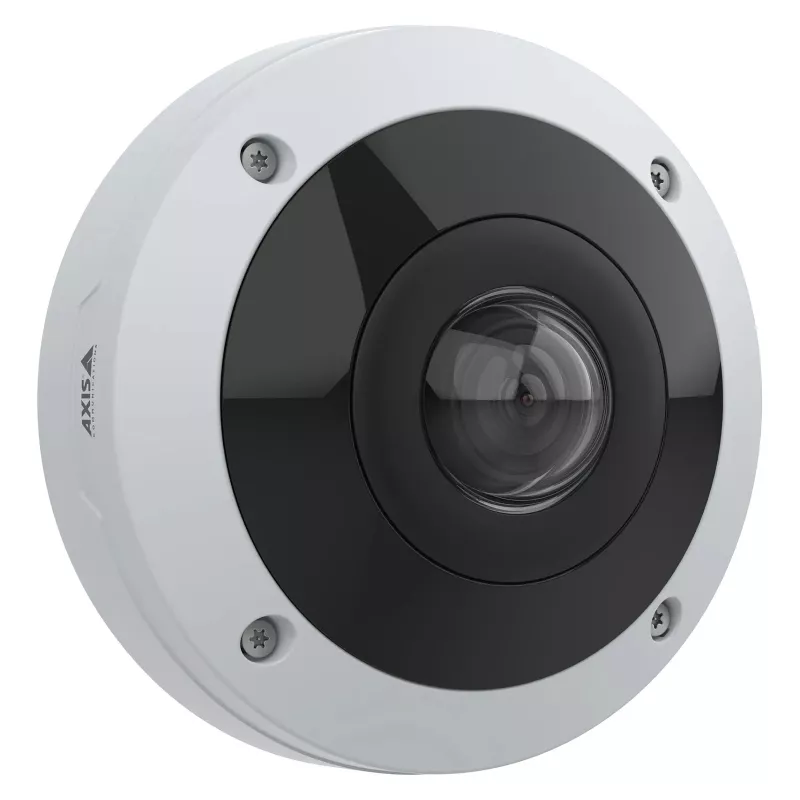 Câmara fisheye AXIS M4347-PLVE com microfones incorporados e AXIS Object Analytics