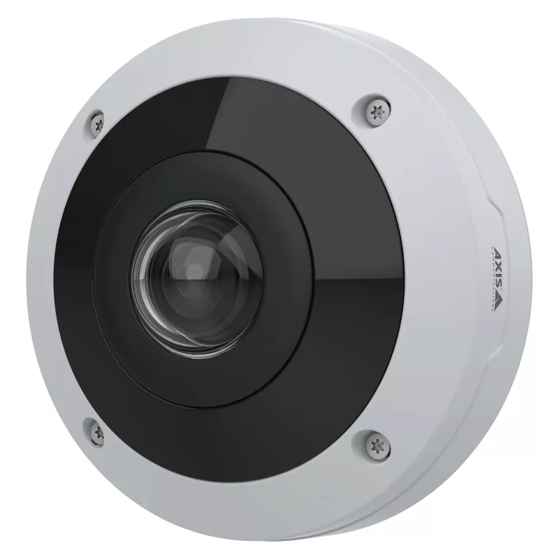 Câmara fisheye AXIS M4347-PLVE com microfones incorporados e AXIS Object Analytics