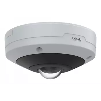 Câmara fisheye AXIS M4348-PLVE com microfones incorporados e AX