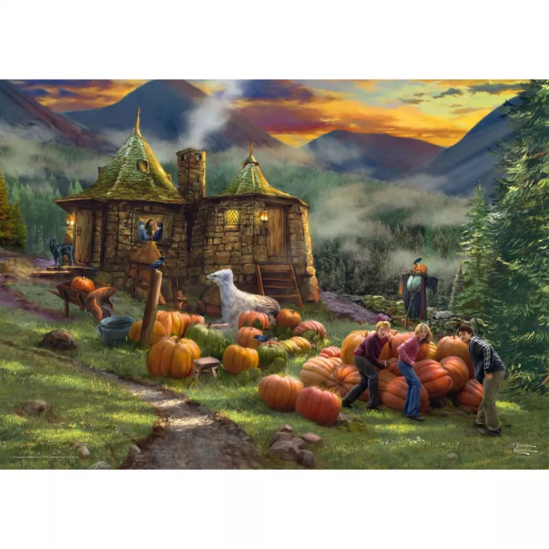 Schmidt Thomas Kinkade Studios Harry Potter - Hagrid's Hut Puzzle de 1000 peças