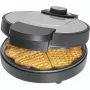 Bomann WA 1365 CB máquina de waffles 1000 W formato coração antiaderente preto/aço inoxidável