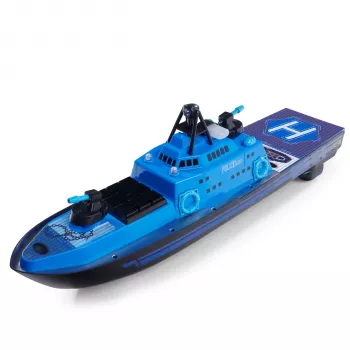 Barco da polícia RC Carson 2.4G 100% RTR