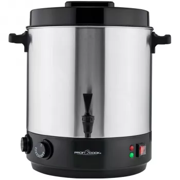 PROFI COOK PC-EKA 1283 máquina automática de conservas e distribuidor de bebidas quentes, caixa em aço inoxidável, 32 litros, regulação contínua de temperatura - 1 unid. (501283)