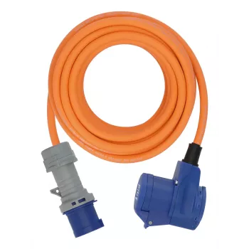 Brennenstuhl 1167650310 cabo de extensão 10m ficha CEE / conector fêmea angular H07RN-F 3G 2,5 mm² azul