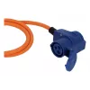 Brennenstuhl 1167650310 cabo de extensão 10m ficha CEE / conector fêmea angular H07RN-F 3G 2,5 mm² azul