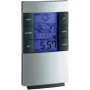 TFA 35.1087 estação meteorológica eletrónica com sensor exterior sem fios, ecrã LCD, relógio radiofónico, previsão do tempo, fase da lua, despertador