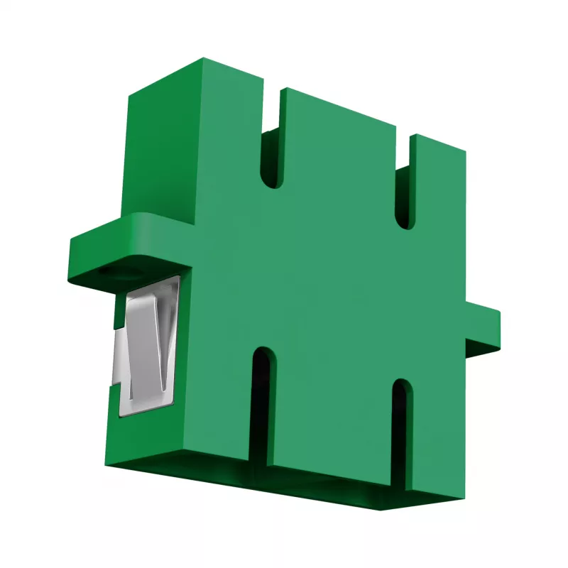 EFB Elektronik acoplador SC/APC simplex, monomodo, verde