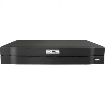 BCS gravador IP de 4 canais BCS-L-NVR0401-4KE-4P(2L) com PoE, 8MP, H.265+