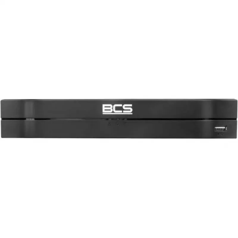 BCS gravador IP de 4 canais BCS-L-NVR0401-4KE-4P(2L) com PoE, 8MP, H.265+