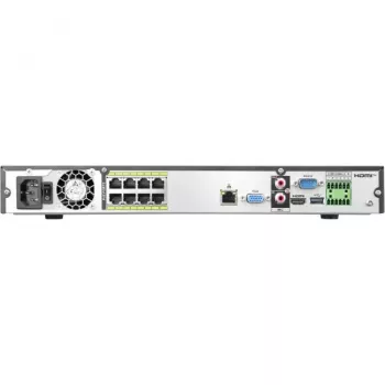 BCS LINE gravador NVR 8K de 8 canais com IA e 8 portas PoE BCS-L-NVR0802-A-8K-8P-Ai2